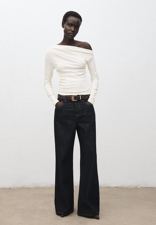 MANGO - Camiseta Lima - Natural