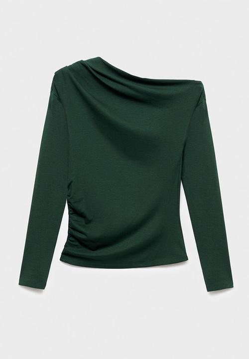 MANGO - Camiseta Lima - Dark Green