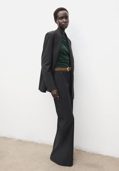 MANGO - Camiseta Lima - Dark Green