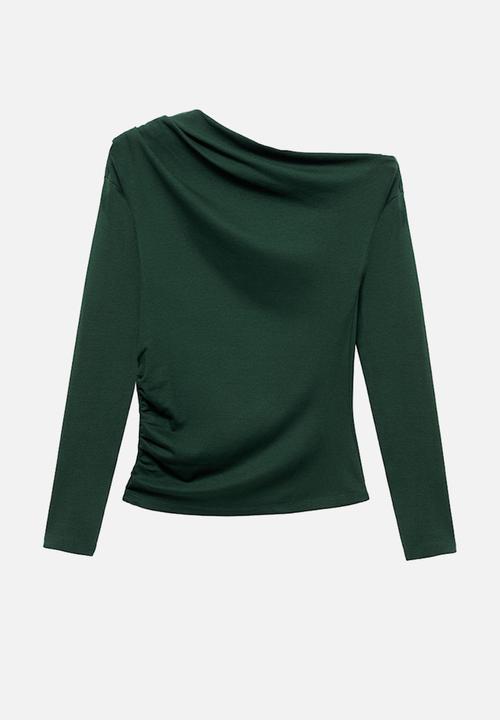MANGO - Camiseta Lima - Dark Green