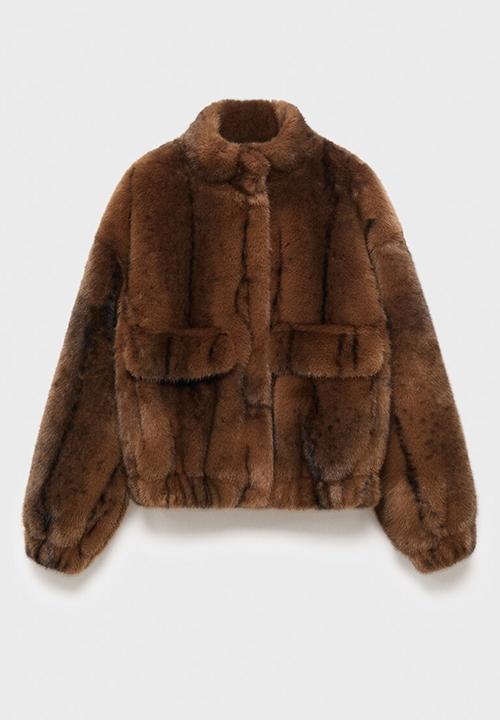 MANGO - Jacket viena - medium brown