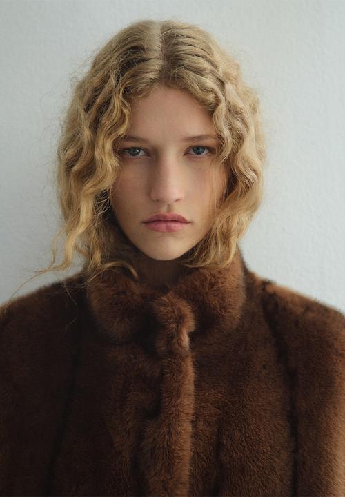 MANGO - Jacket viena - medium brown