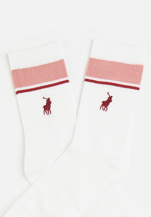 POLO - Logo SPORTY Sock - White