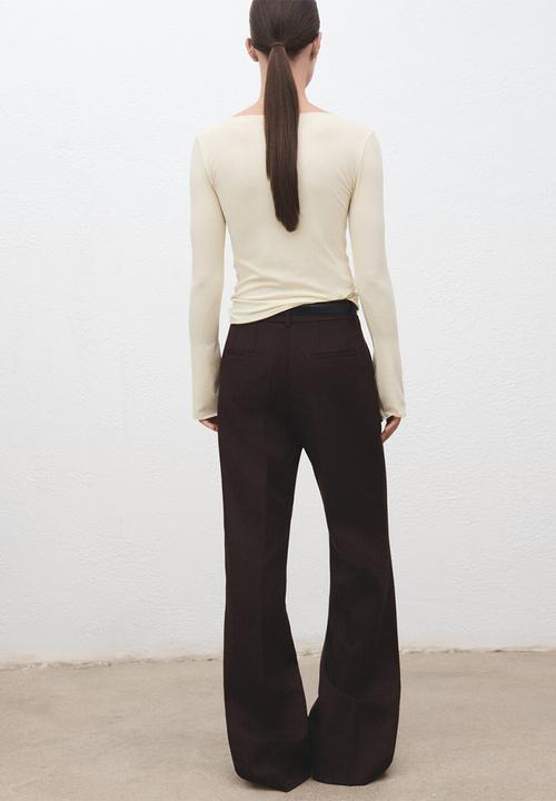 MANGO - T-shirt ani - light pastel yellow