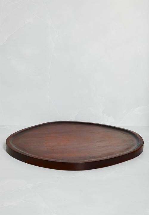 Sixth Floor - Organic Shape Wooden Platter - Natural