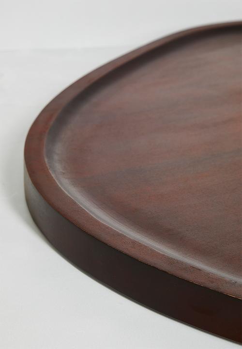 Sixth Floor - Organic Shape Wooden Platter - Natural