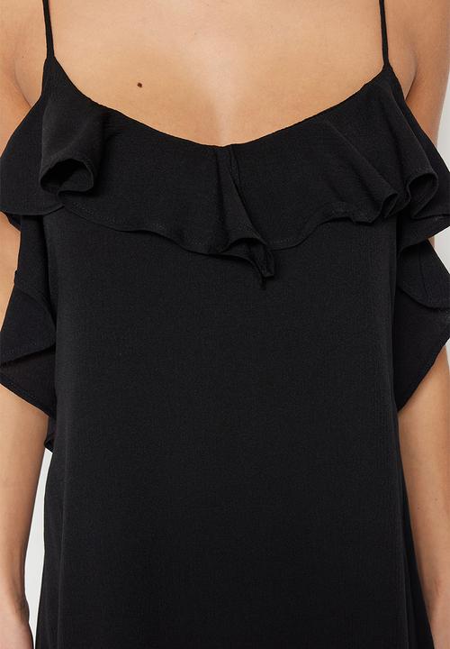 Trendyol - Maxi Woven Sleeveless A line Dress - Black