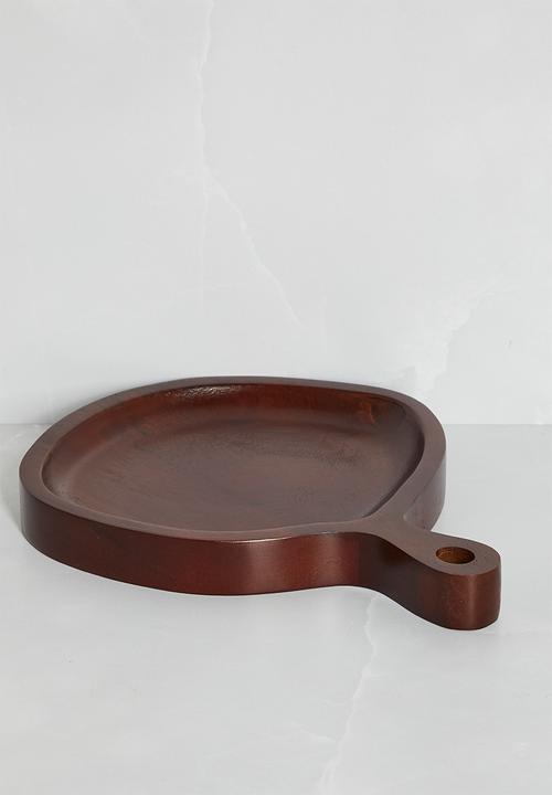 Sixth Floor - Organic Shape Wooden Paddle Platter - Natural
