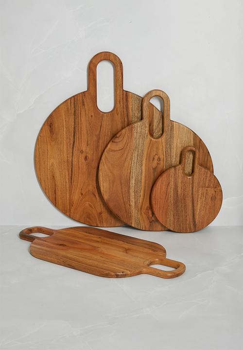 Sixth Floor - Wooden Double Handle Platter - Natural