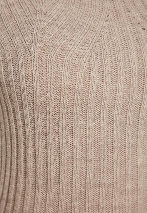 Trendyol - Midi Knitwear A line Dress - Beige