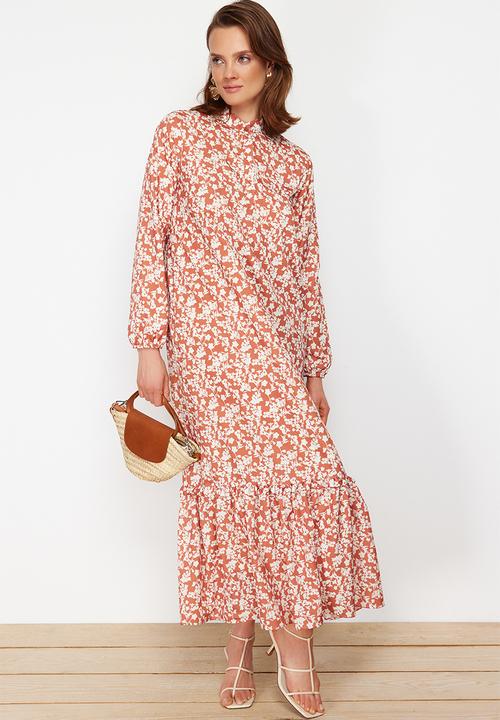 Trendyol - Maxi Aline Woven Dress - Multi Floral