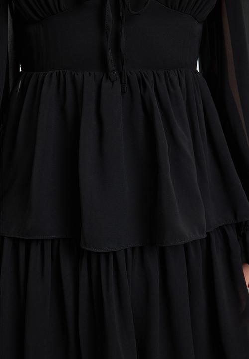 Trendyol - Mini Woven A line Dress - Black