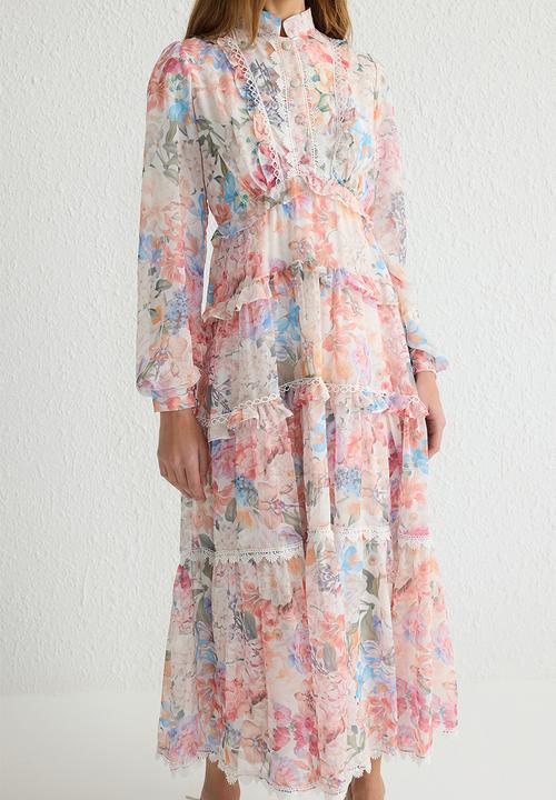 Trendyol - Maxi A line Woven Dress - Multi Floral