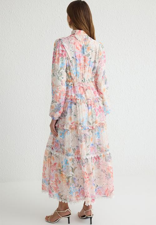 Trendyol - Maxi A line Woven Dress - Multi Floral