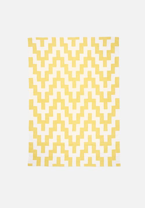 Sixth Floor - Yellow step rug