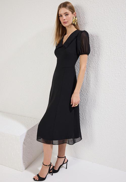 the dress blue and black or white and gold Jessica Angel style DS203 Lace Aline Dress