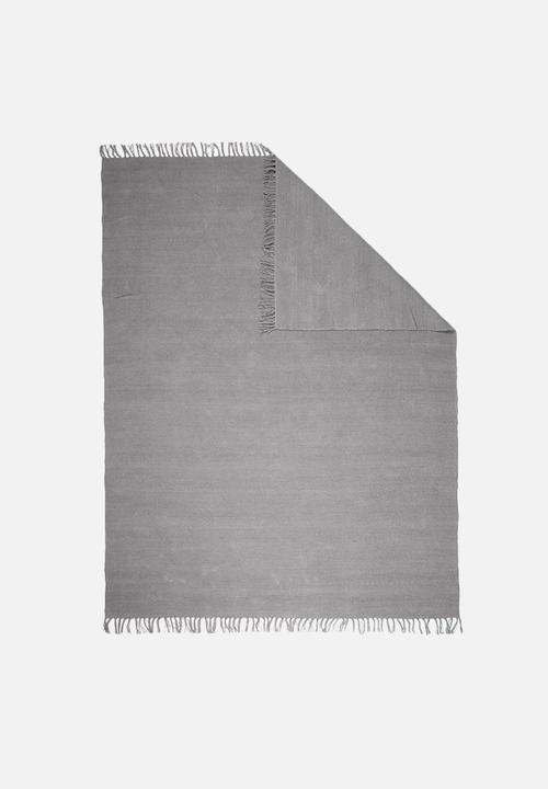 Sixth Floor - Charcoal dhurrie