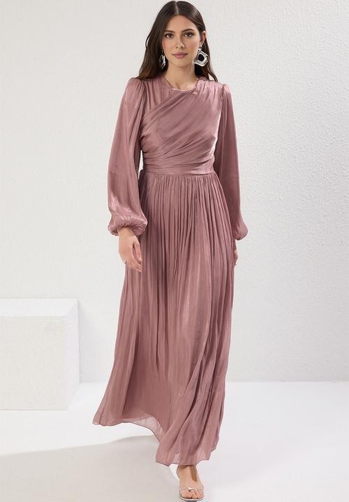 Trendyol - Maxi Woven Dress - Dusty Pink
