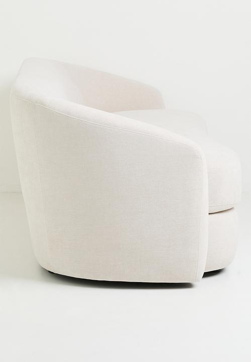 Sixth Floor - Annie Curved 3 Seater Sofa - Oatmilk