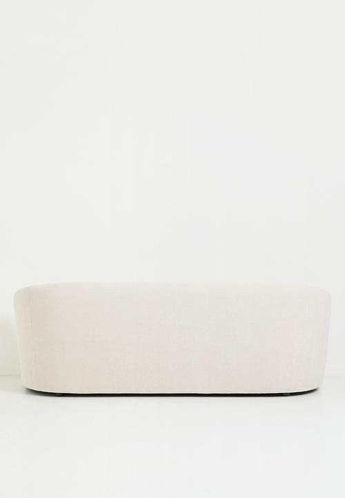Sixth Floor - Annie Curved 3 Seater Sofa - Oatmilk