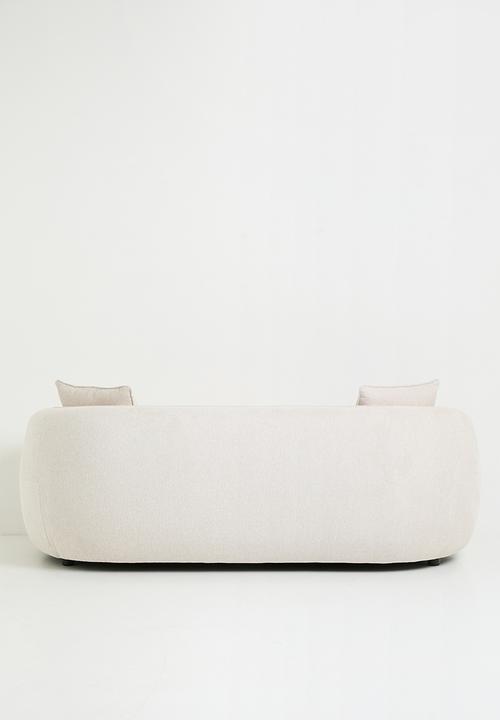 Sixth Floor - Max Curved 3 Seater Sofa - Oatmilk