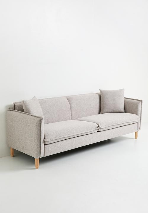 Sixth Floor - Neve 3 Seater Sofa - Stone