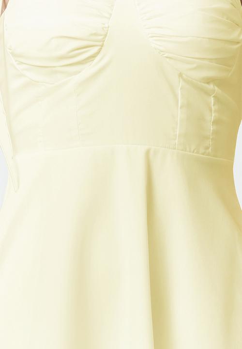 Trendyol - Maxi Aline Woven Dress - Light Yellow