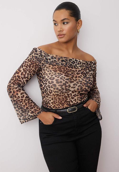 Trendyol - Plus size animal blouse  - single color / mixed