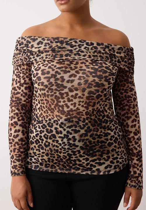Trendyol - Plus size animal blouse  - single color / mixed
