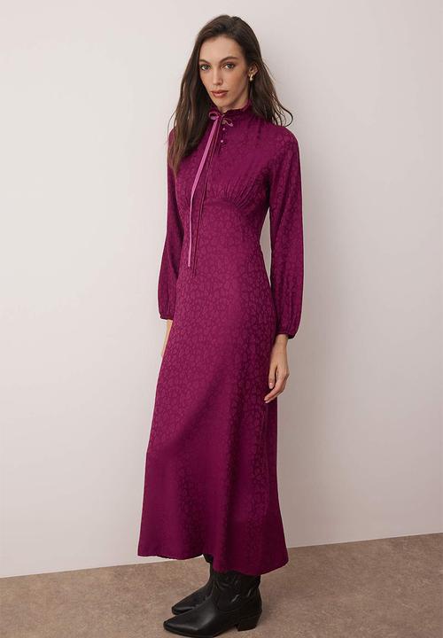 Trendyol - Maxi Woven Dress - Purple