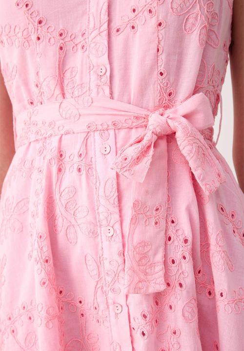 Trendyol - Mini Aline Woven Dress - Pink
