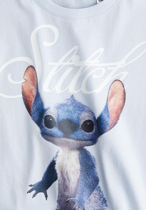H&M - Printed cotton T-shirt - blue,multi