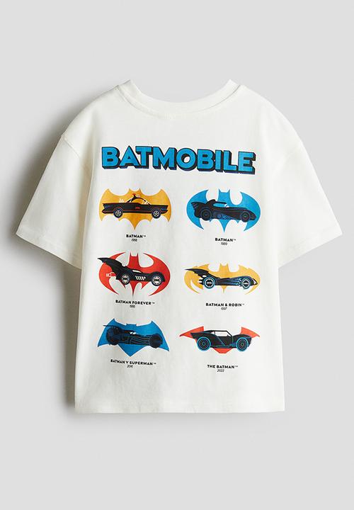 H&M - Oversized printed t-shirt - white dc comics