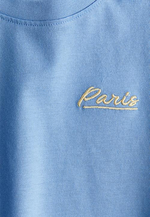 H&M - Printed T-shirt - blue/paris