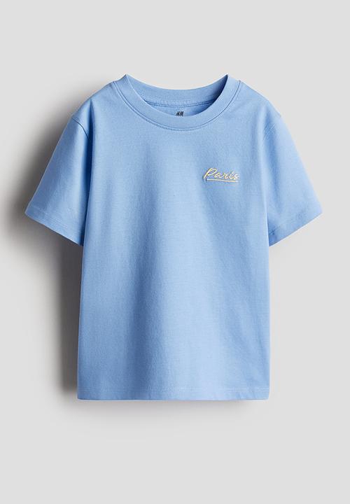 H&M - Printed T-shirt - blue/paris