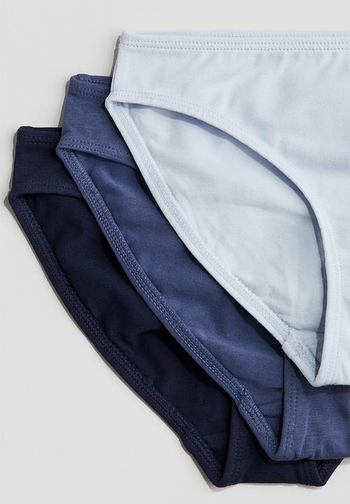 H&M - 5-Pack briefs - blue/white/grey