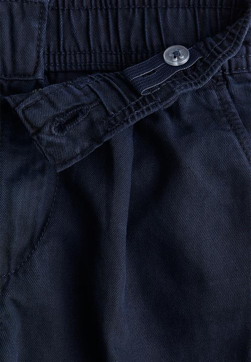 H&M - Loose-fit tapered twill chinos - navy blue