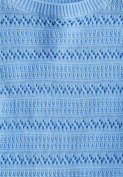H&M - Pointelle-knit cotton jumper - blue