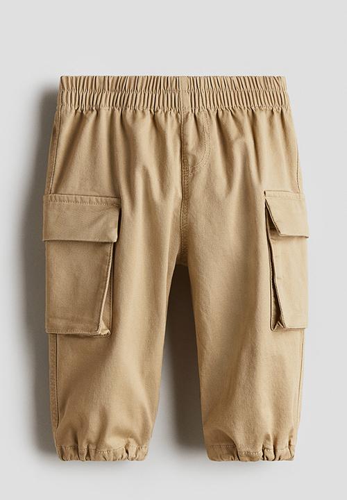 H&M - Cotton cargo trousers - beige