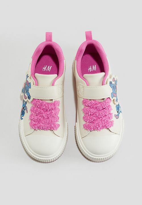 H&M - Printed trainers - cream/lilo & stitch