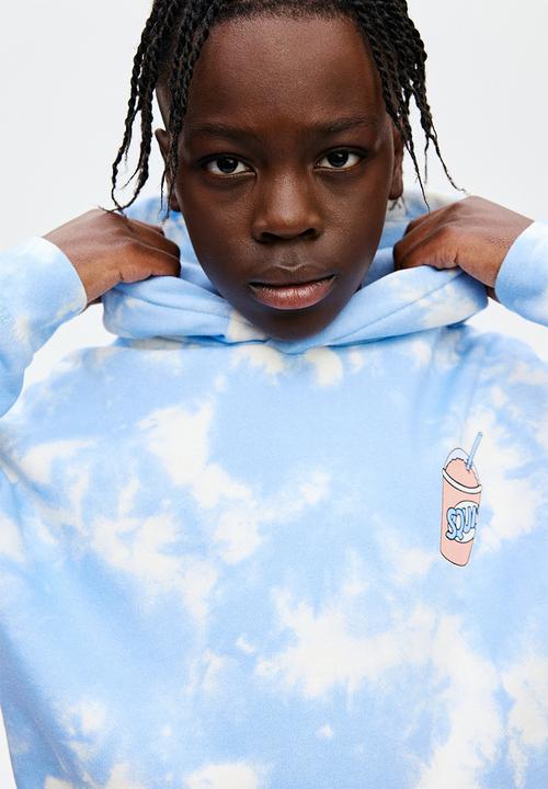 H&M - Printed hoodie - light blue the simpsons
