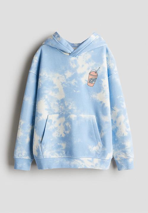 H&M - Printed hoodie - light blue the simpsons