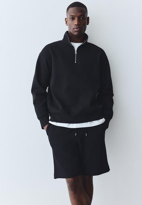 H&M - Relaxed fit shorts - black