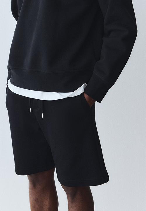 H&M - Relaxed fit shorts - black