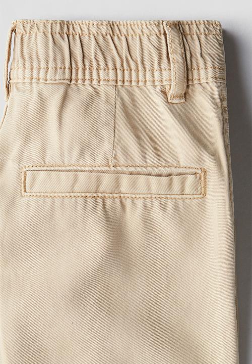 H&M - Loose-fit tapered twill chinos - beige