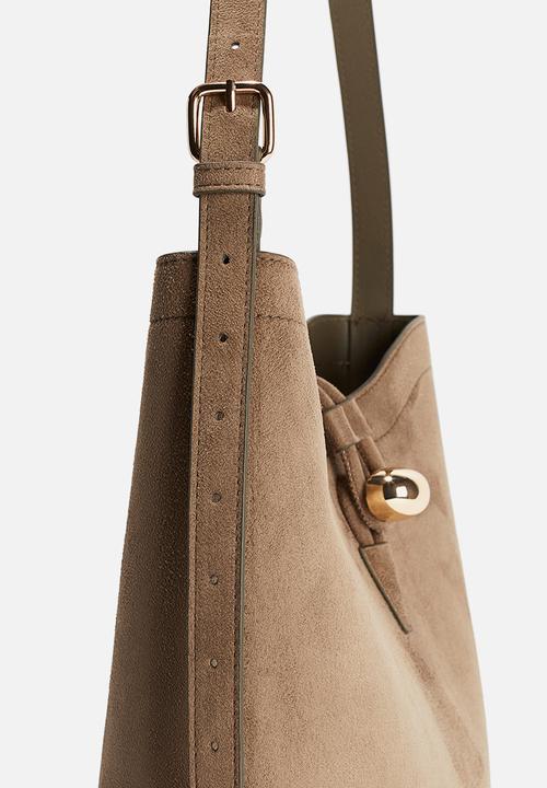 H&M - Bucket bag - dark beige