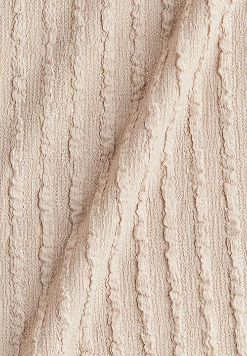 H&M - Textured jersey bandeau dress - beige