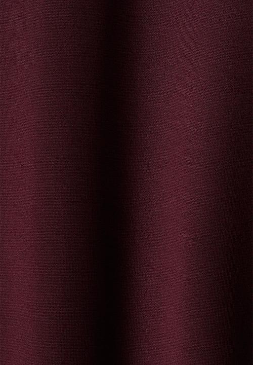H&M - Interlock peplum vest top - burgundy