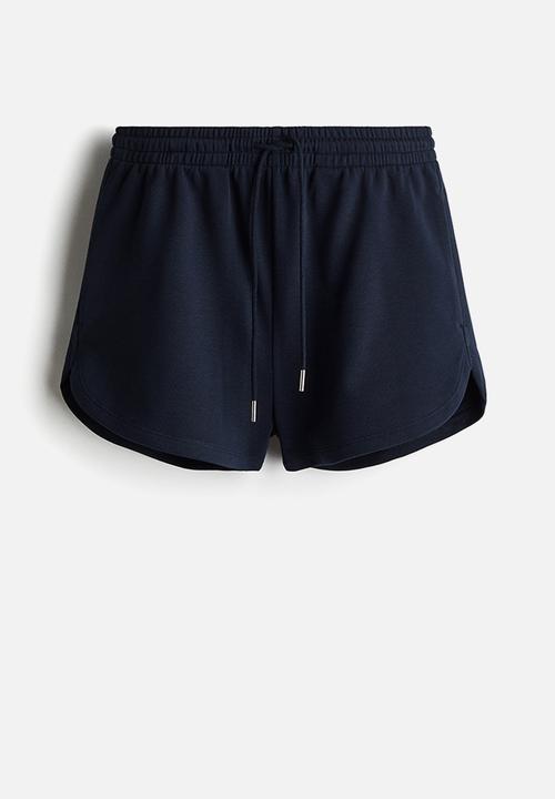 H&M - Sweatshirt shorts - navy blue