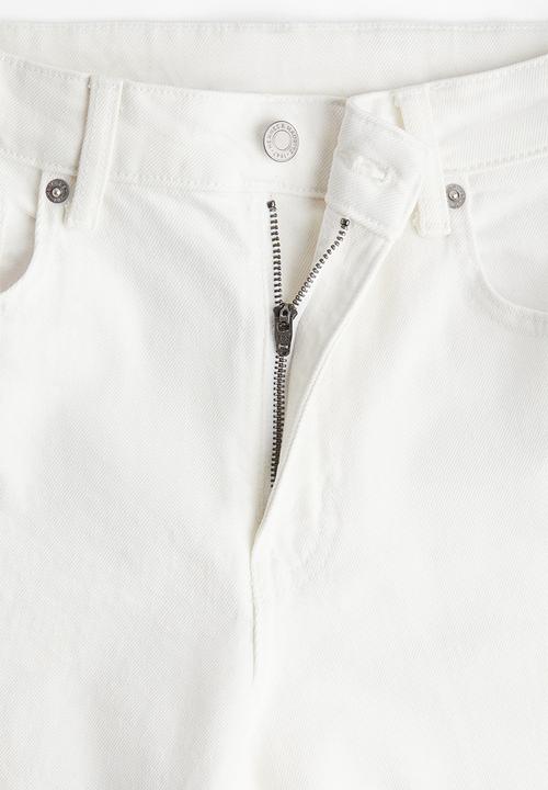 H&M - Wide jeans - white